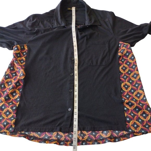 Goddess Top Button Down Long Sleeve Womens Xl - Picture 4 of 7
